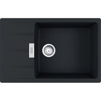 Кухонна мийка Franke Centro CNG 611-78 XL, чорний матовий, кліпси (114.0701.816)