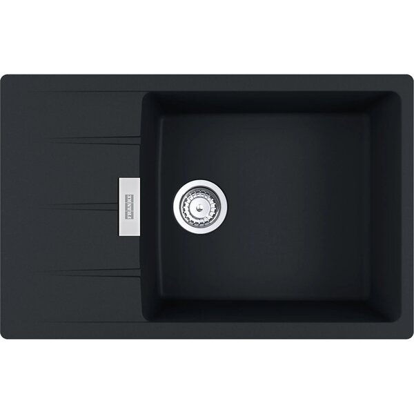 

Кухонная мойка Franke Centro CNG 611-78 XL, чёрный матовый, клипсы (114.0701.816)