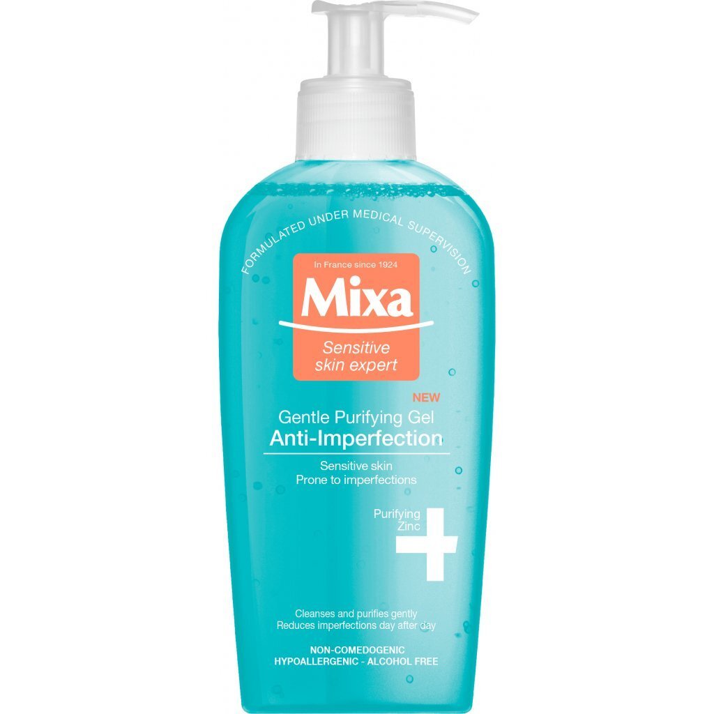 Гель для умывания Mixa Anti-imperfection Очистка для чувствительной кожи 200мл фото 