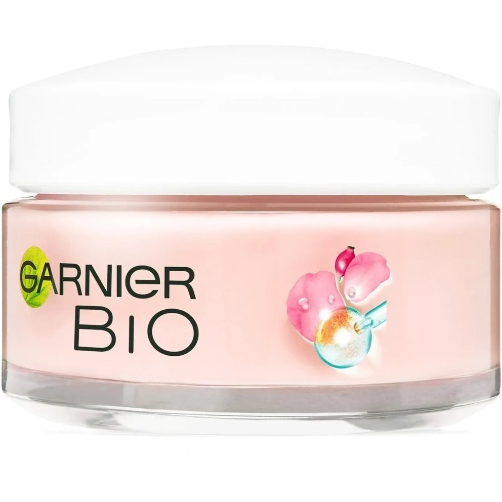 Крем для обличчя живильний Garnier Bio з олією шипшини 50млфото