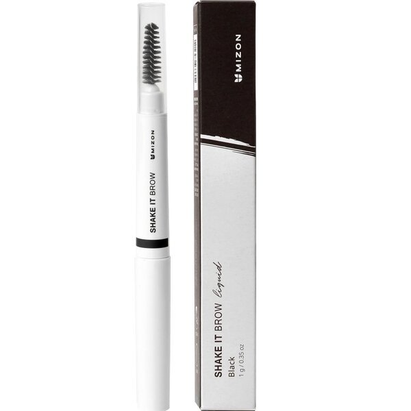 

Подводка для бровей Mizon shake it brow black черная