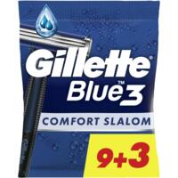 Бритви одноразові Gillette Blue 3 Comfort Slalom 9+3 шт