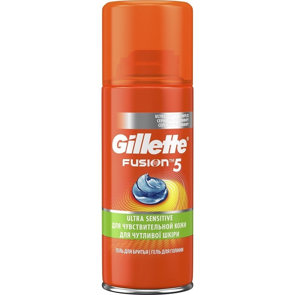 Гель для бритья Gillette Fusion 5 Ultra Sensitive 75мл фото 