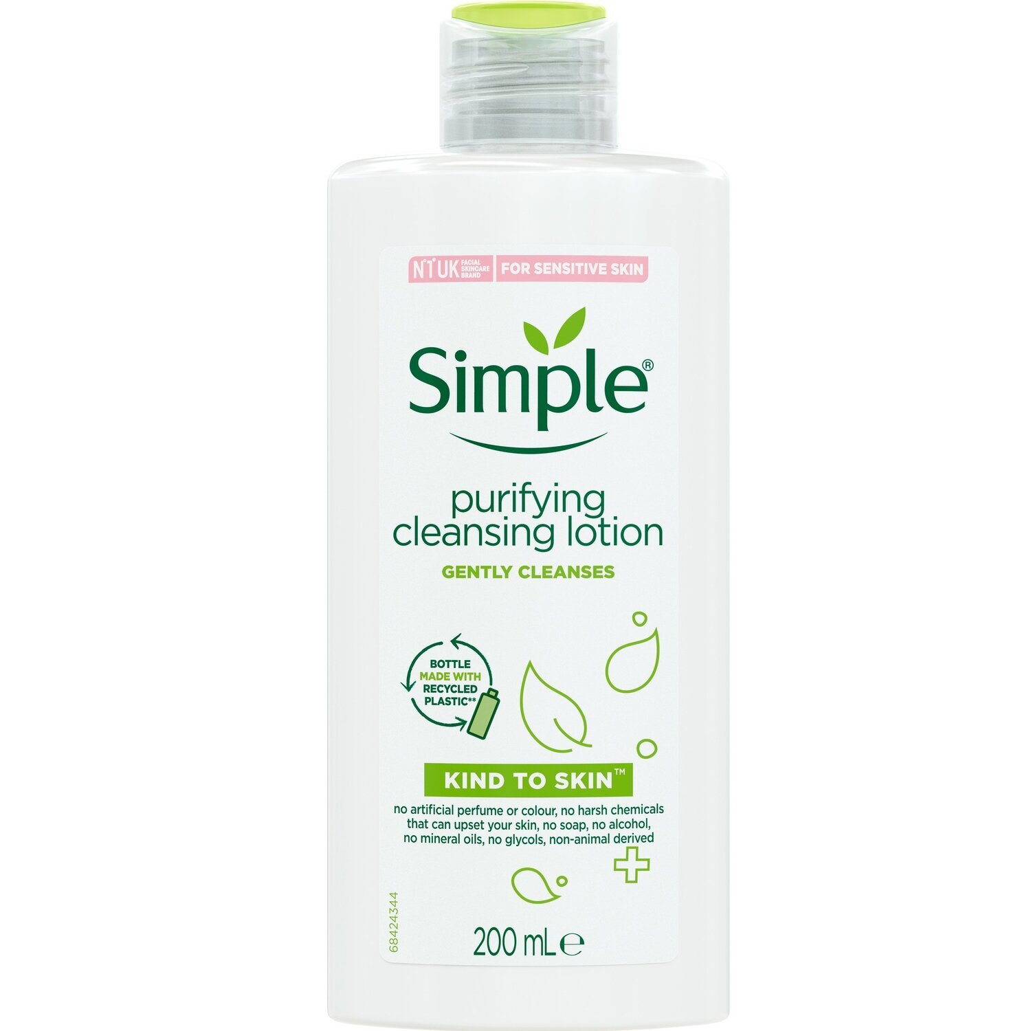 Лосьон очищаючий Simple Kind to Skin Purifying Cleansing Lotion 200мл фото 