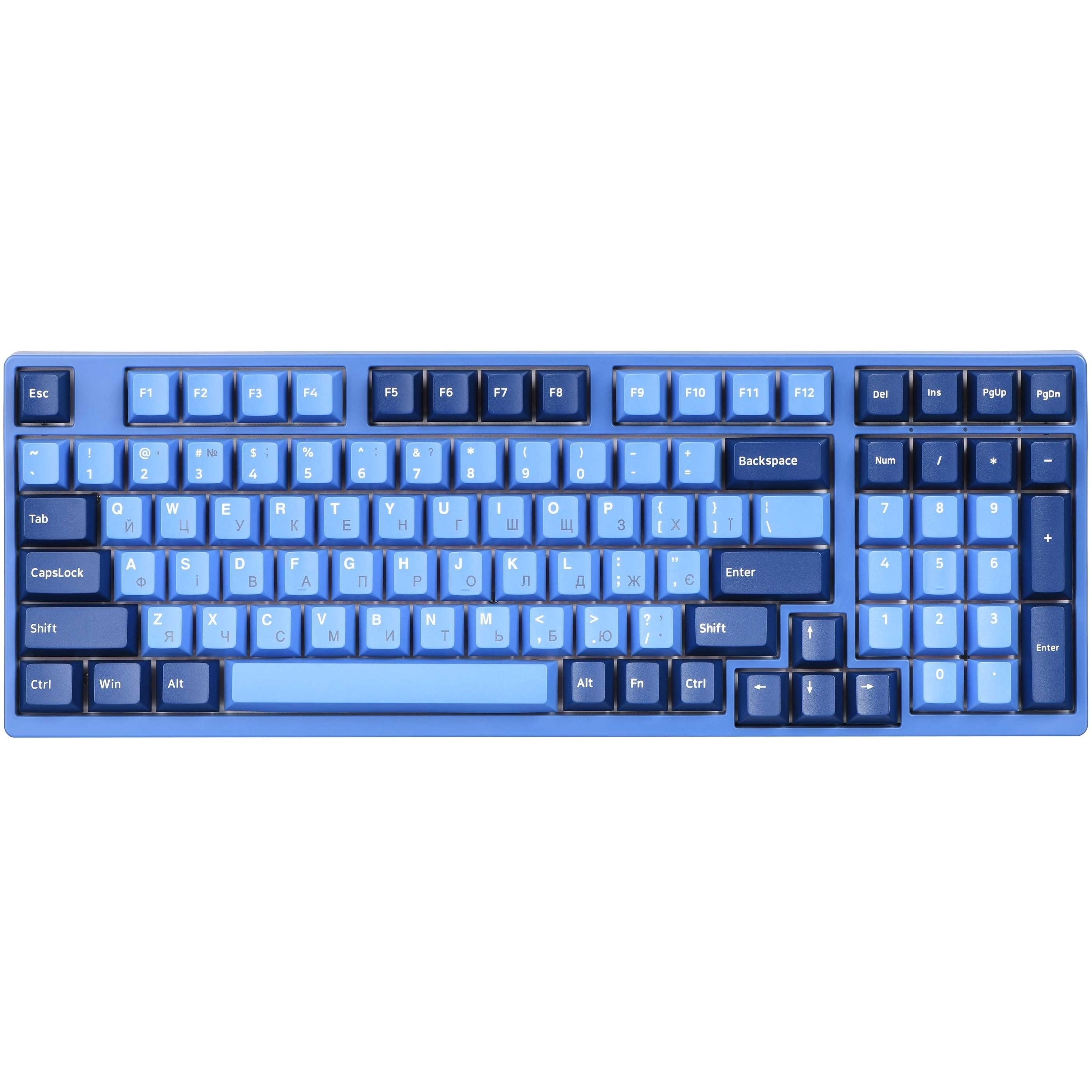 Клавиатура Akko 3098DS Ocean Star 98Key, CS Orange, USB, EN/UKR, No LED, Blue фото 1