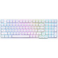 Клавиатура Akko 3098N Blue&White 98Key, TTC Honey, BT/WL/USB, Hot-swappable, EN/UKR, RGB, White