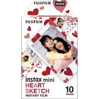 Фотобумага Fujifilm INSTAX Mini Heart Sketch (54х86мм 10шт)