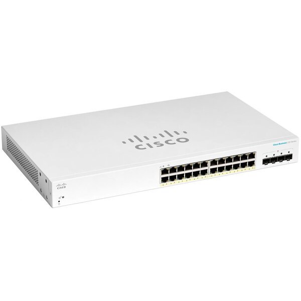 

Коммутатор Cisco CBS220 Smart 24-port GE, Full PoE, 4x1G SFP (CBS220-24FP-4G-EU)