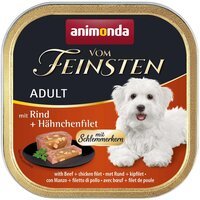 Корм вологий для собак Vom Feinsten з яловичиною та курячим філе 150 г