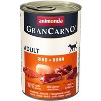 Корм вологий для собак GranCarno з яловичиною та куркою 400 г