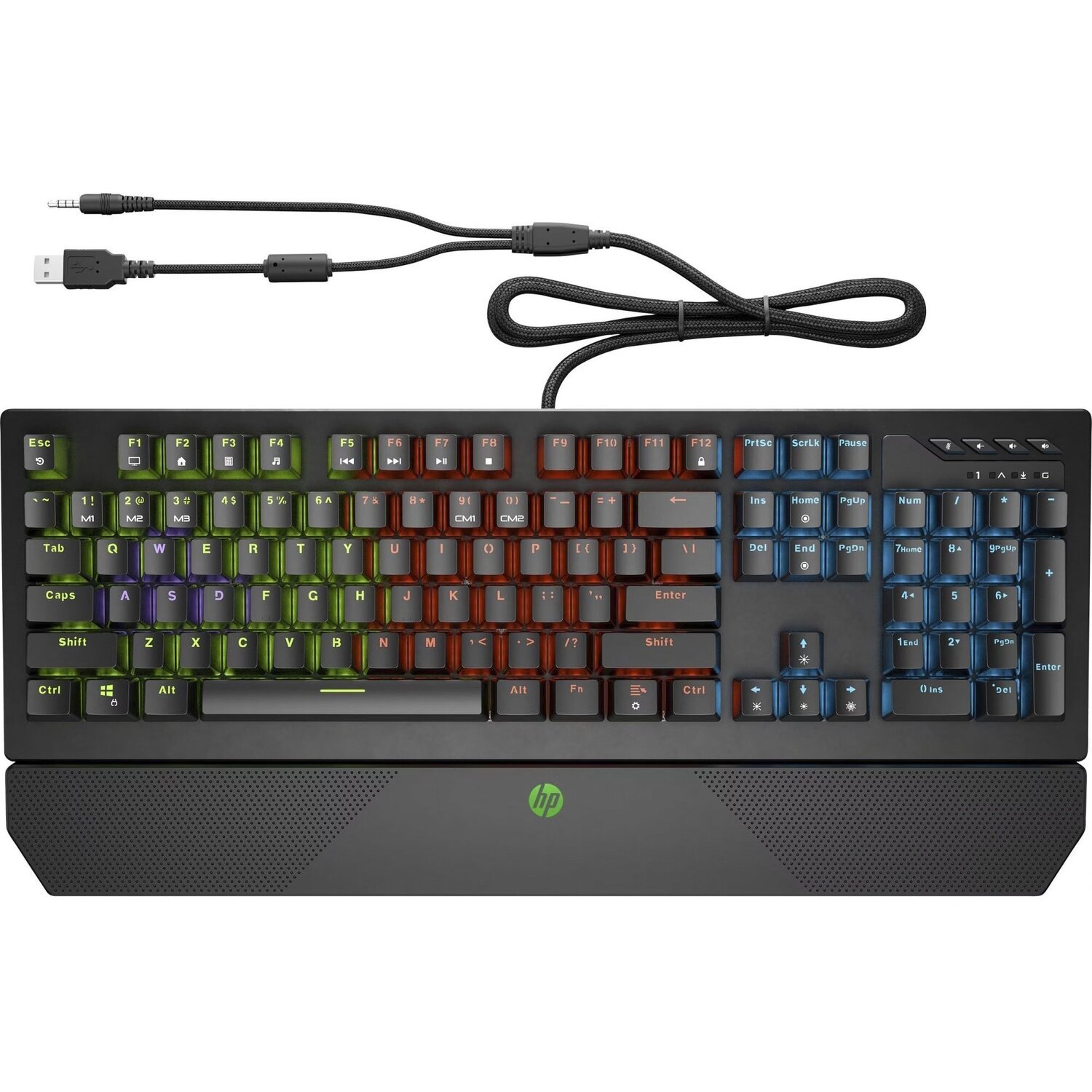 Игровая клавиатура HP Pavilion Gaming 800 LED 108key Red Switch USB RU Black (5JS06AA) фото 