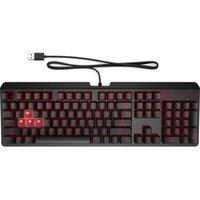 Игровая клавиатура HP OMEN Encoder LED 104key Cherry MX Red USB Black (6YW76AA)