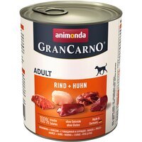Корм вологий для собак GranCarno з яловичиною та куркою 800 г