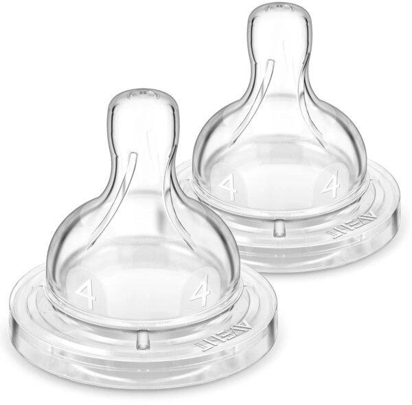 

Соска Philips Avent силиконовая Анти-колик , 6 мес+ ., 2 шт, быстрый поток