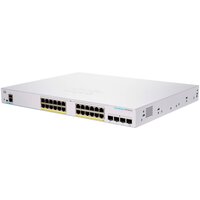 Коммутатор Cisco CBS250 Smart 24-port GE, Full PoE, 4x1G SFP