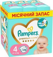 Підгузки дитячі Pampers Premium Care Maxi 9-14кг 174шт