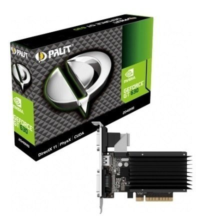 Відеокарта PALIT GeForce GT 630 2GB DDR3 (NEAT6300HD46-2080H)фото1