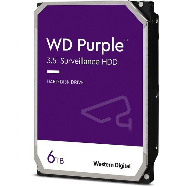 Акція на Жесткий диск WD  6TB 3.5" 256MB SATA Purple Surveillance від MOYO