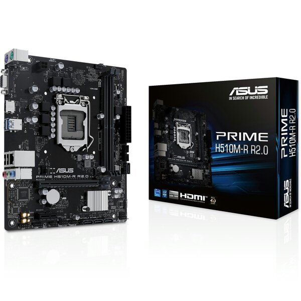 Акція на Материнcкая плата ASUS PRIME H510M-R R2.0-SI (90MB1EX0-M0ECY0) від MOYO