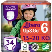 Підгузки-трусики Libero Up&Go 13-20 кг Розмір 6 34шт