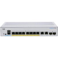 Комутатор Cisco CBS250 Smart 8-port GE, PoE, Ext PS, 2x1G Combo (CBS250-8P-E-2G-EU)
