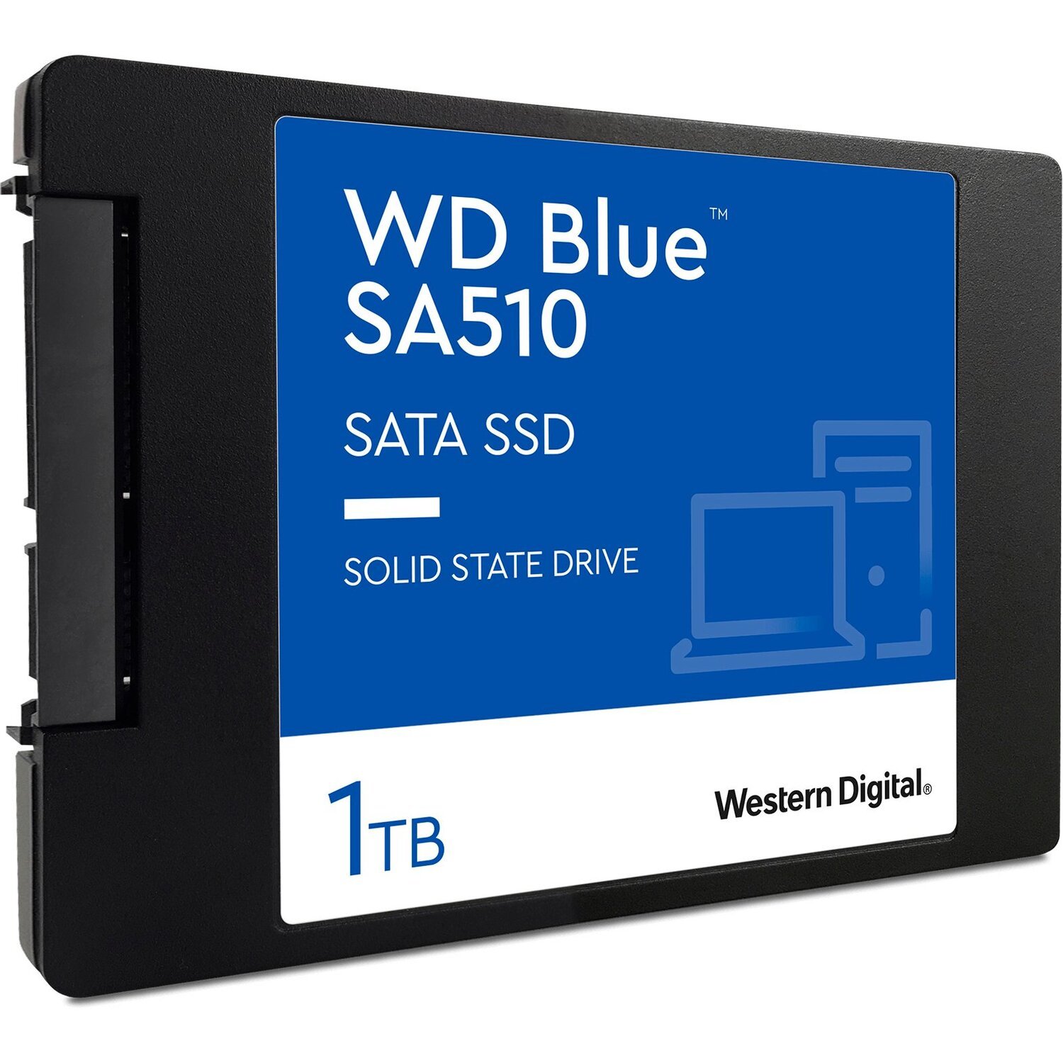 SSD накопитель WD 2.5&quot; 1TB SATA Blue (WDS100T3B0A) фото 
