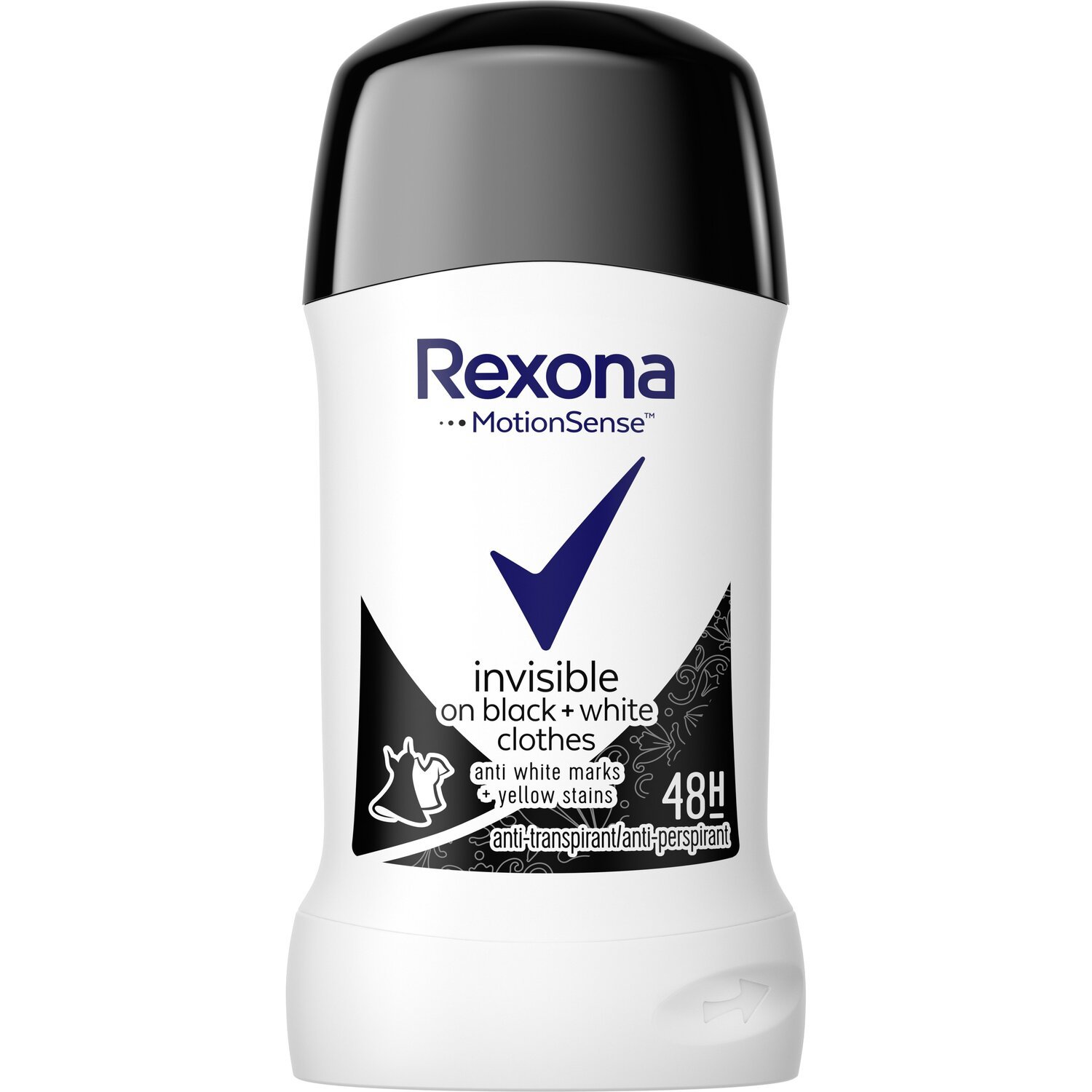 Антиперспирант Rexona Невидимый на черном и белом 40мл фото 