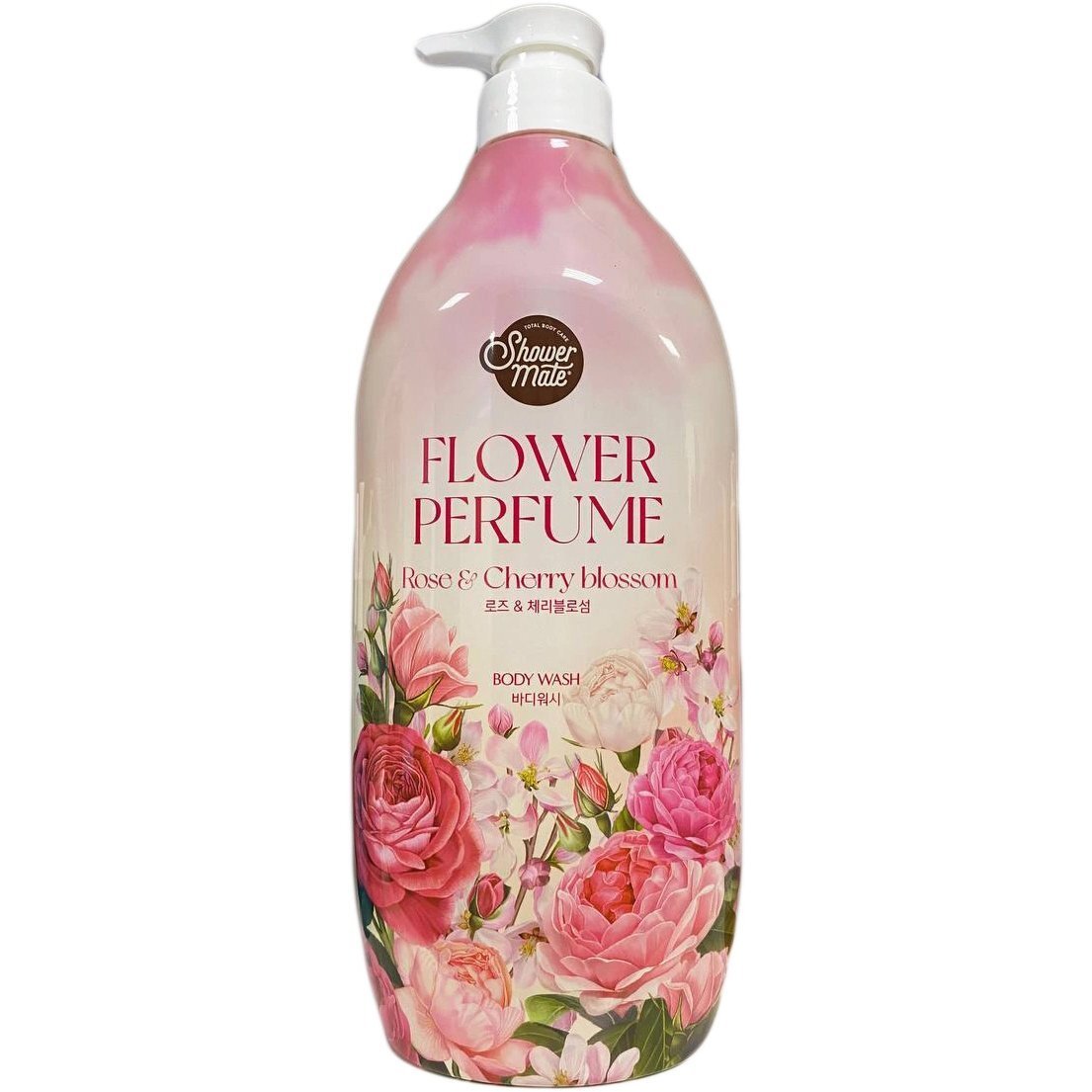 Гель для душу KeraSys Shower Mate Perfumed Rose&amp;Cherry Blossom 900млфото