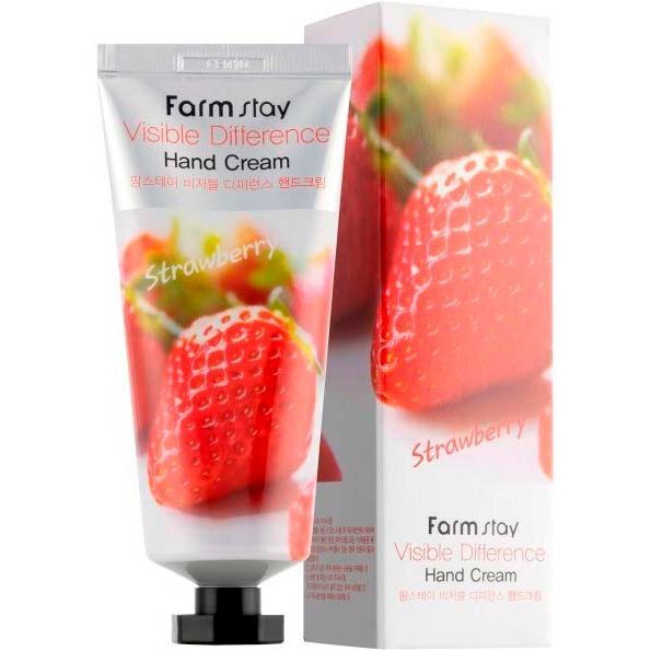 

Крем для рук FarmStay Visible Difference Hand Cream Strawberry 100мл