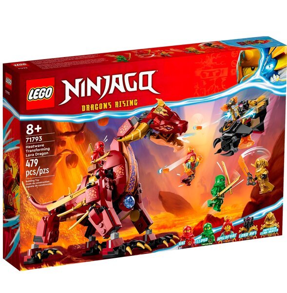 Акція на LEGO 71793 Ninjago Трансформируемый лавовый дракон від MOYO