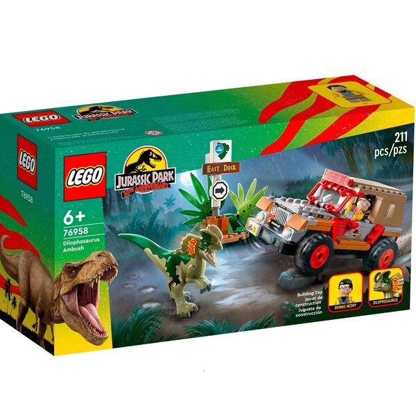 Акція на LEGO 76958 Jurassic Park Засада дилофозавра від MOYO