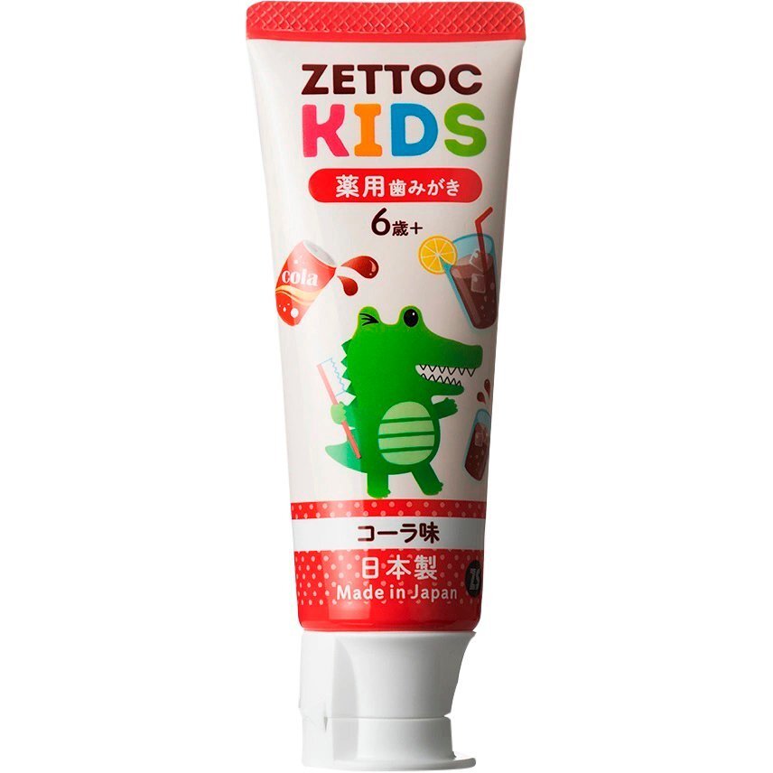 Зубна паста дитяча Zettoc Nippon Toothpaste Kids Cola 70гфото