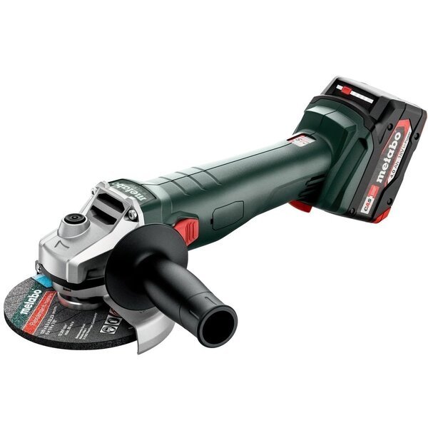 Шлифмашина угловая аккумуляторная Metabo W 18 L 9-125, 2*18В (602247510)