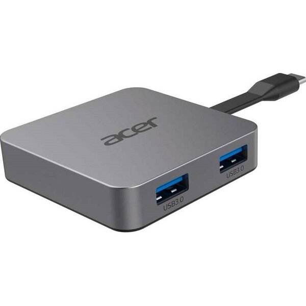 Акція на USB хаб Acer 4 in1, HDMI, 2xUSB3.2, USB-C (HP.DSCAB.014) від MOYO