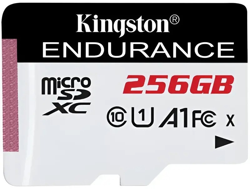 Карта памяти Kingston microSDXC 256GB High Endurance Class 10 UHS-I U1 A1 (SDCE/256GB) фото1