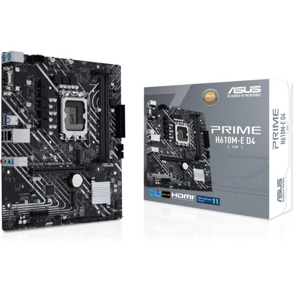 

Материнcкая плата ASUS PRIME H610M-E D4-CSM (90MB19N0-M1EAYC)