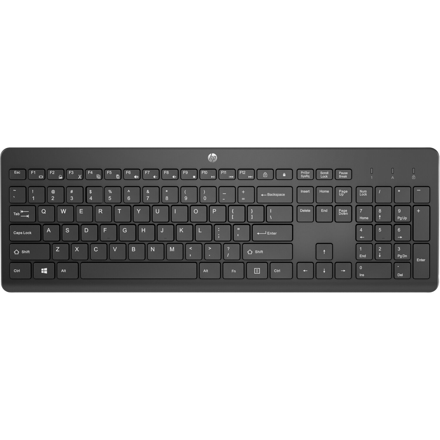 Клавиатура HP 230 WL black (3L1E7AA) фото 