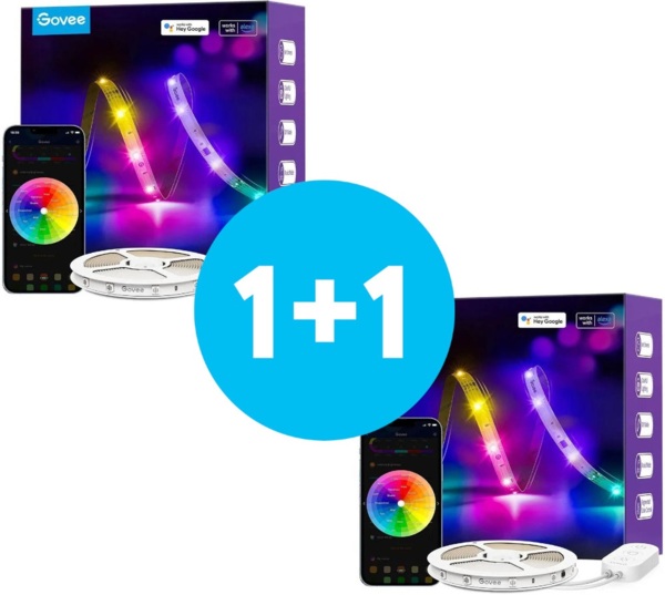 

Лента светодиодная умная Govee H618С RGBIC Basic Wi-Fi + Bluetooth LED Strip Light (H618C3D1)