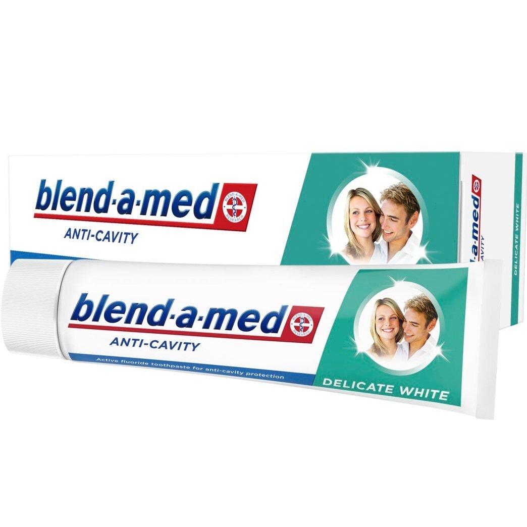 Зубная паста Blend-а-Med Анти-кариес Деликатное отбеливание 75мл фото 1