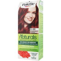 Устойчивая крем-краска для волос Schwarzkopf Palette Naturals без аммиака 6-88 Огненно-красный 110мл