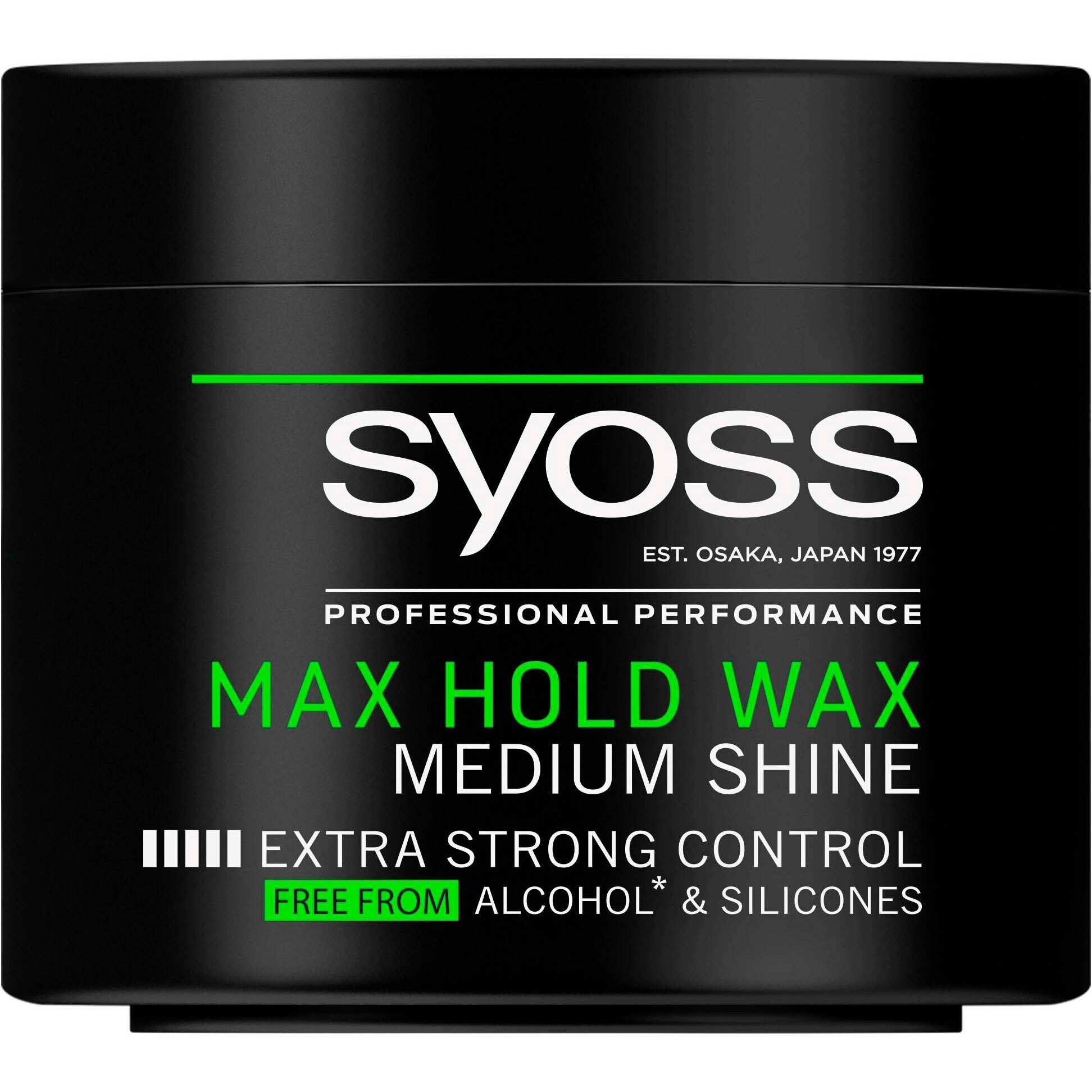 Віск для укладання волосся Syoss Max Hold для гладкості та блиску Фіксація 5 150млфото1