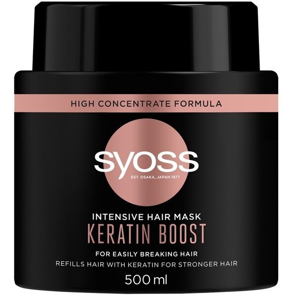 Маска для ломких волос Syoss Keratin 500мл