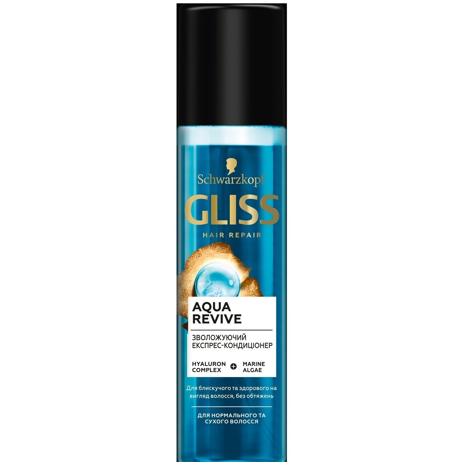 Спрей Gliss Kur Aqua revive для зволоження сухого та нормального волосся 200млфото
