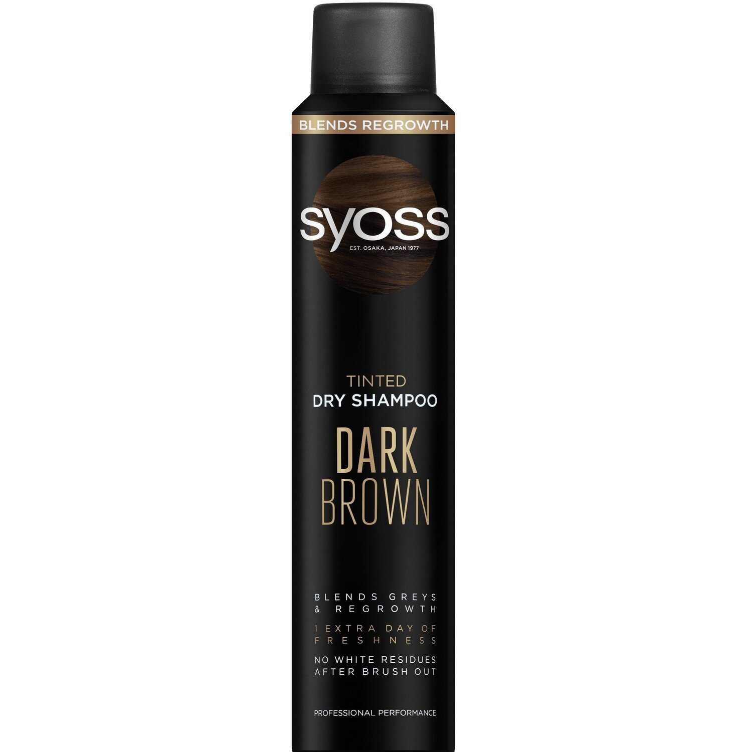 Сухий шампунь Syoss Dark Brown з тонувальним ефектом 200 млфото