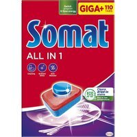 Таблетки для посудомоечной машины Somat All in one 110шт