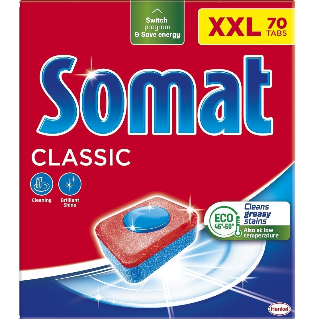 Таблетки для посудомоечной машины Somat Classic 70шт фото 