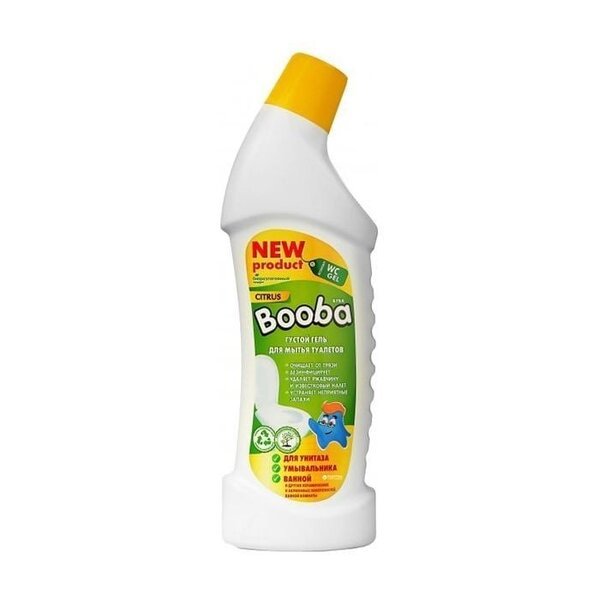 

Гель для мытья унитазов Booba Citrus 750 мл