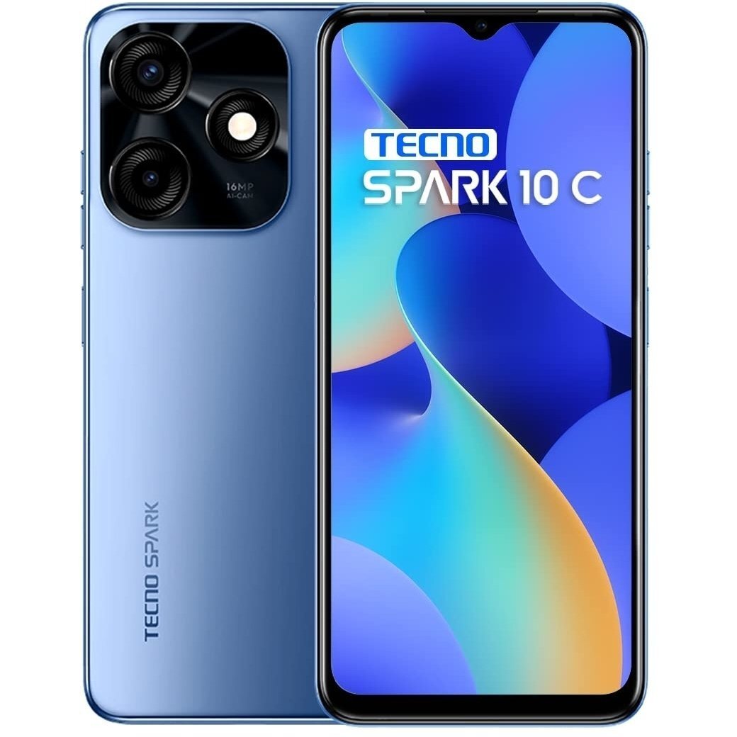 Смартфон TECNO Spark 10C (KI5m) 4/64GB Meta Blue фото 