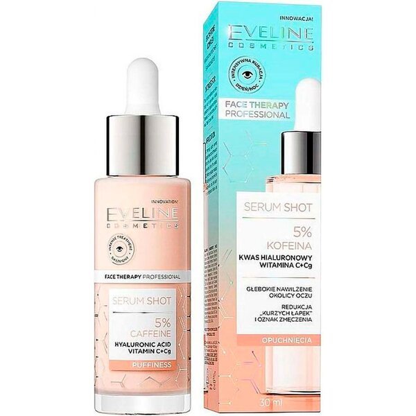 

Сыворотка для контура глаз Eveline Cosmetics Face Therapy Professional с 5% комплексом кофеина 30мл