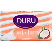 Мыло туалетное Duru С белой глиной и маслом кокоса 80г